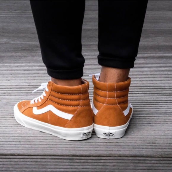 VANS SK8-HI Reissue Retro Sport Glazedginger Men’s - Picture 4 of 8